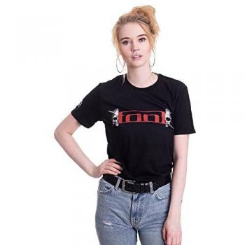 Tool Skull Spikes Black T-Shirt for Men - Sizes S to XXL