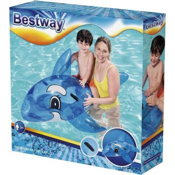Sofá Inflable Bestway Ballena 157x94 cm con Asas para Niños