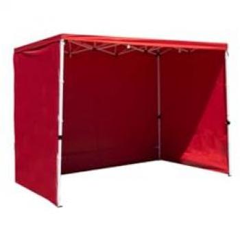 Pack de 3 Laterales Lisos para Carpas Plegables 3x2 Master - Color Rojo