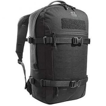Mochila Táctica Modular Tasmanian Tiger TT XL 23 Litros Negra con Sistema de Hidratación