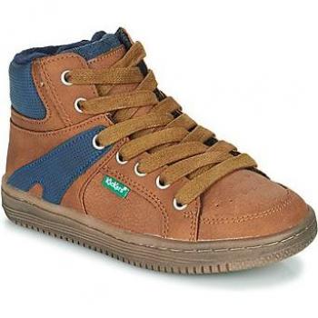 Botines y Zapatillas Kickers LOWELL para Niños y Niñas, Modelo Camel, Talla 25 EU