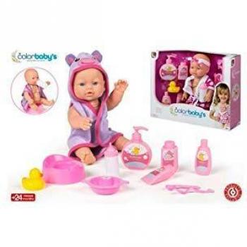 BC Footwear- Muñeco Bebé Pipi con Accesorios, Natural