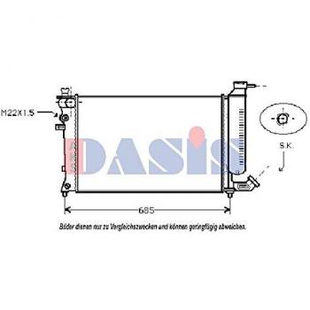 AKS Dasis 060420N Radiador, refrigeración del motor