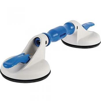 Saugheber Veribor 2 Cabezas Móvil, Capacidad de Carga 35 kg, Diámetro de Cabeza 120 mm, Plástico