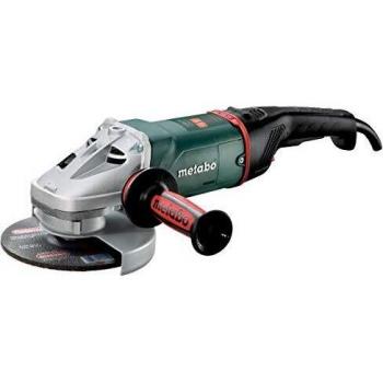 Metabo 606461260 606461260-Amoladora de Potencia con tecnología Hombre Muerto W 22-180 MVT 2200W, 2200 W, 240 V, Negro