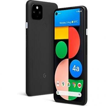 Google Pixel 4a, 5G, 6GB RAM + 128GB, Just Black, Dual SIM Smartphone