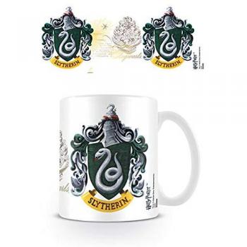 HARRY POTTER Pyramid International - Taza de cerámica, diseño con el Escudo de Slytherin