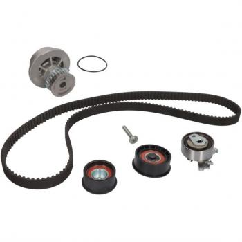 Conjunto de control de válvulas (correa + rodillo + bomba de fluido) y Bomba de agua + kit de correa de distribución BOSCH 1 987 946 991