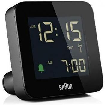 Braun Digital Radio Controlled Despertador, Negro