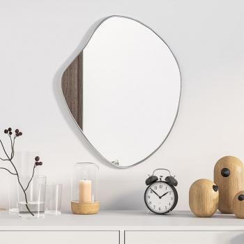 vidaXL Wall Mirror Silver 50x40 cm