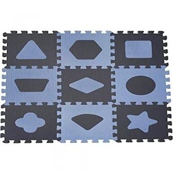 Baby Dan Compatible - Formas geométricas de Playmat - Azul
