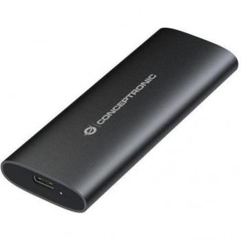 Conceptronic StreamVault DANTE04B - Caja externa para unidad de estado sólido (SSD) M.2 con USB Tipo C