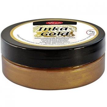 Pintura Metálica Inka Gold, 62.5 g, Color Marrón Dorado