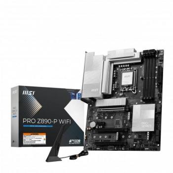MSI PRO Z890-P Wi-Fi DDR5 ATX Motherboard with 4 M.2 Slots and LGA 1851 Socket