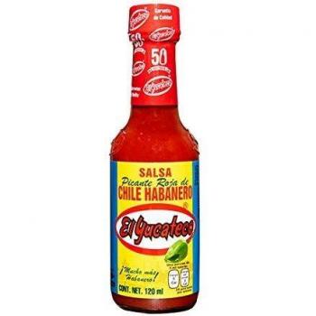 El Yucateco Red Habanero Hot Sauce 120ml
