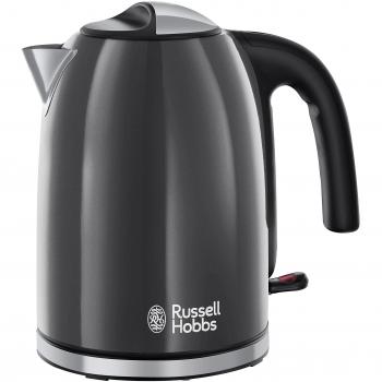 Russell Hobbs 20414-70 - Hervidor storm, 1,7 L, filtro extraíble y lavable, 2400 W, color storm grey