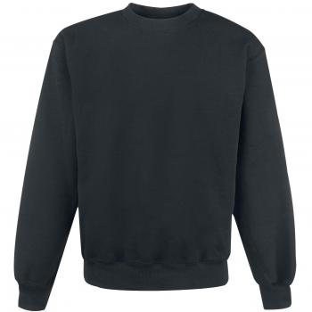 Fruit of the Loom Sudadera Hombre Sudadera Negro XXL 80% algodón, 20% poliéster Rippbündchen Regular