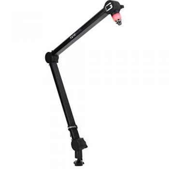 Gator Frameworks Professional Broadcast Boom Microphone Stand with LED Lighting