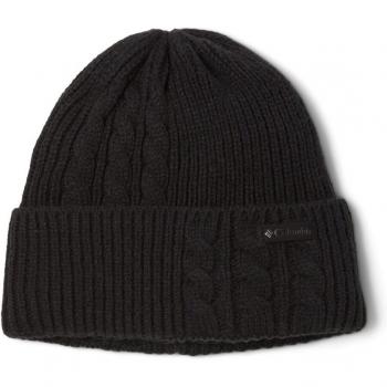 Columbia Women's Agate Pass™ Cable Knit Beanie - Black, Casual Wool Hat