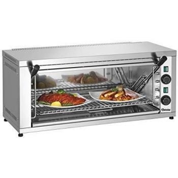 Salamandra Eléctrica Profesional Bartscher 600-2Z, 2 Zonas de Calefacción, 4.4 kW