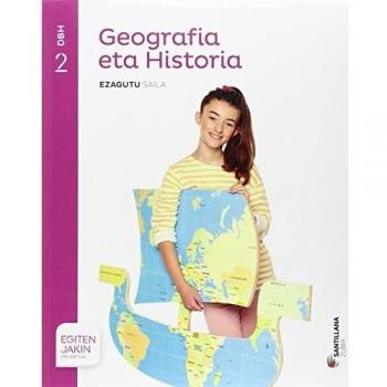 GEOGRAFIA ETA HISTORIA EZAGUTU SAILA 2 DBH EGITEN JAKIN - 9788491084549
