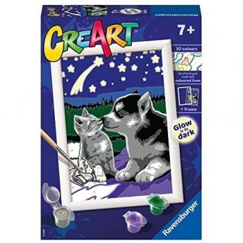 Ravensburger CreArt Amigos para Siempre - Kit de Pintura por Números, Serie E Classic, Referencia 20212