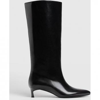 Stradivarius Kitten-heel boots BLACK