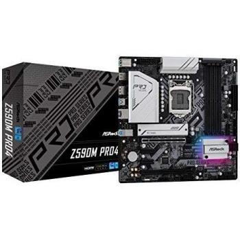 ASROCK Z590M PRO4 MATX Intel Z590 DDR4 S1200 Retail