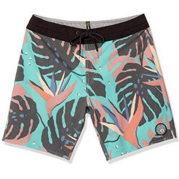 Volcom Mentawais Stoney 18 Pantalón Corto, Hombre, mysto Green, 31