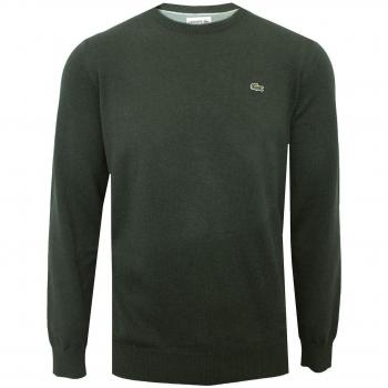 Lacoste Pullover in Cotone AH3467 Dark Green Size:6