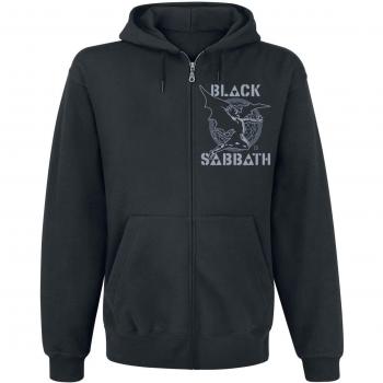 Black Sabbath Creature Maze Sudadera capucha con cremallera Negro S