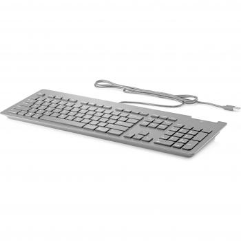HP Z9H48AA#AKB Teclado de tarjeta inteligente, Diseño francés, Negro