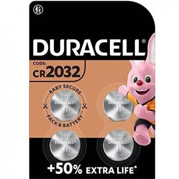Duracell dl2032cr2032 pilas especiales de boton de litio 2032 de 3v paquete de 4 unidades disenada para uso en llaves con sensor magnetico basculas elementos vestibles y dispositivos medicos