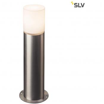 Baliza de pie para exterior SLV ROX ACRYL 60 POLE 1001489 Acero inoxidable, altura 60 cm, color gris