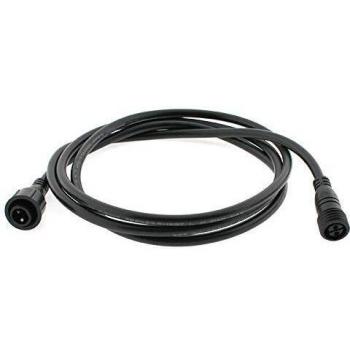 Cable extensión 2 Pinx1mm, 100cm, IP67, negro