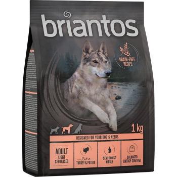 Briantos Adult Light/Sterilised Turkey and Potato Grain-Free Dog Food - 4kg Pack