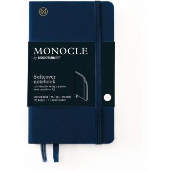 Libreta tapa dura Monocle A6 puntos Leuchtturm1917 azul marino