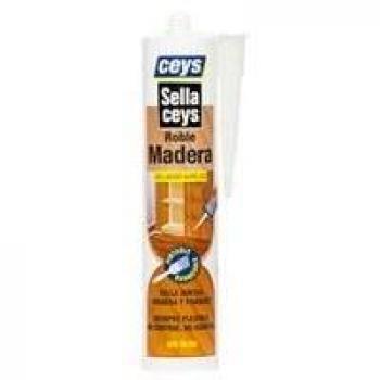 Ceys - Sellador acrílico madera Nogal - Seca rápido - No se agrieta - Cartucho 280 ML