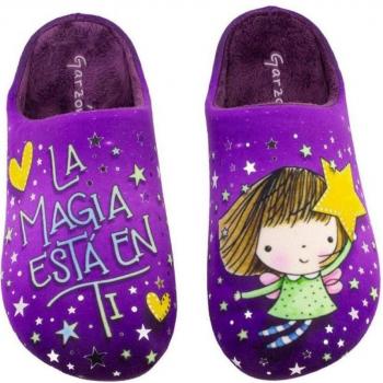 Zapatillas de casa de mujer GARZON 15345.246 morado