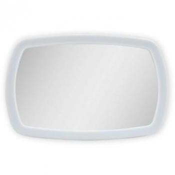 Espejo Retrovisor Irrompible Asalvo con Luz LED para Coche - Rotación de 360 Grados y Amplio Ángulo de Visión para Seguridad del Bebé