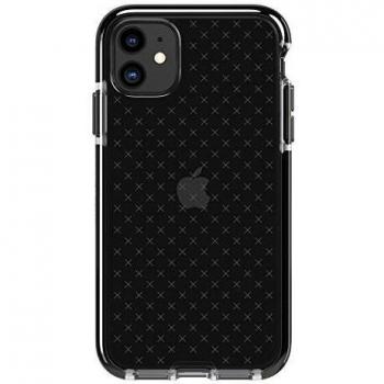 Tech21 EVO Check Funda Protectora Fina Rígida para iPhone 11 - Gris/Negro