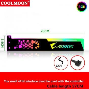 Soporte de lámpara RGB Symphony para GPU, accesorio decorativo anti-contaminación lumínica para ordenador