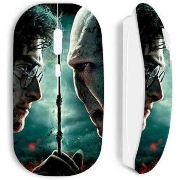Ratón Inalámbrico Maniacase Harry Potter Blanco con Diseño Ergonómico Confortable