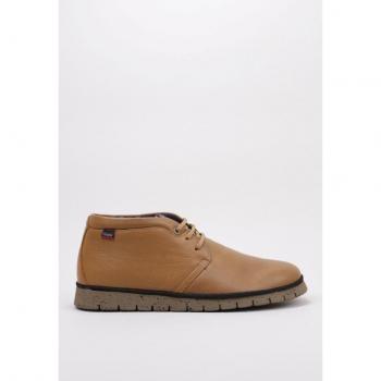 Botín Plano Hombre Callaghan 86905 Camel - Piel Genuina, color camel, talla 43