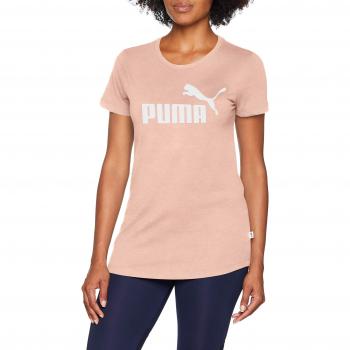 Puma ESS+ Logo tee Camiseta, Mujer, Rosa