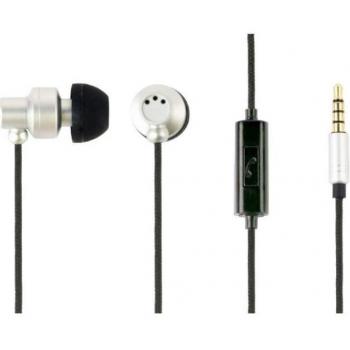Gembird Paris Auriculares Metálicos con Micrófono Plateados