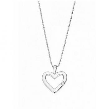 Collar Lotus Silver Corazón con Circonita - LP3217-1/1