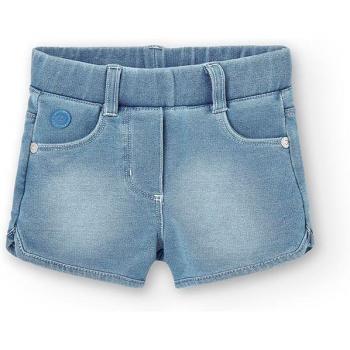 Short de felpa denim para bebé niña de la marca Boboli