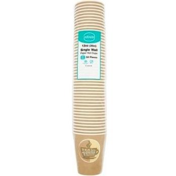 Infiniti 12 oz (30cl) Single Wall Paper Cups Hot 50 Piezas