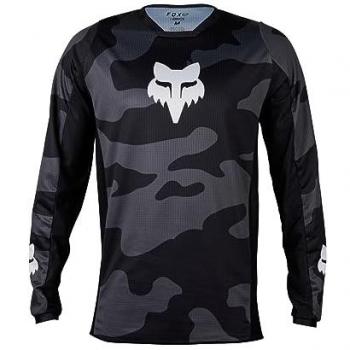 FOX Camiseta de Cross 180 BNKR Negro Camuflaje, maillot de motocross, color negro, talla 2XL